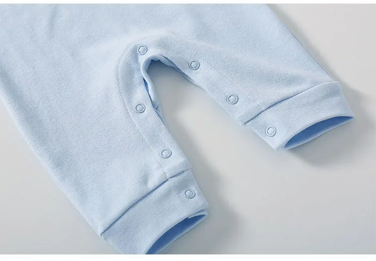 
Trade export plain cotton baby jumpsuit suit baby bodysuit 