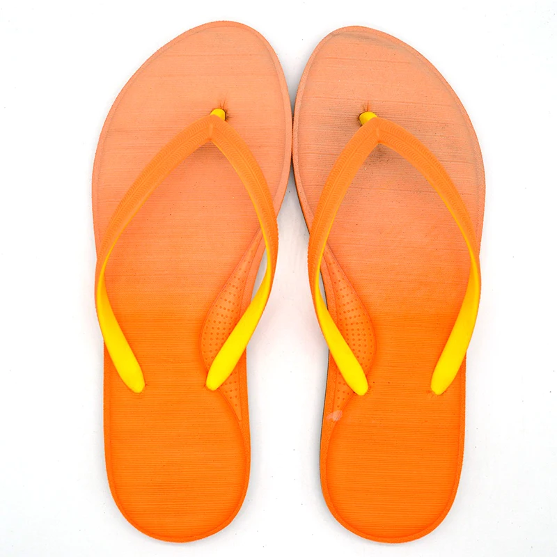 Wholesale Slippers With Gradient Color Printing Beach Daily Women Flip Flops