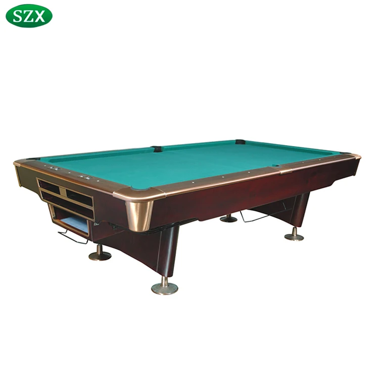 SZX Professional russian billiard pool table 9ft with marble slates for sale