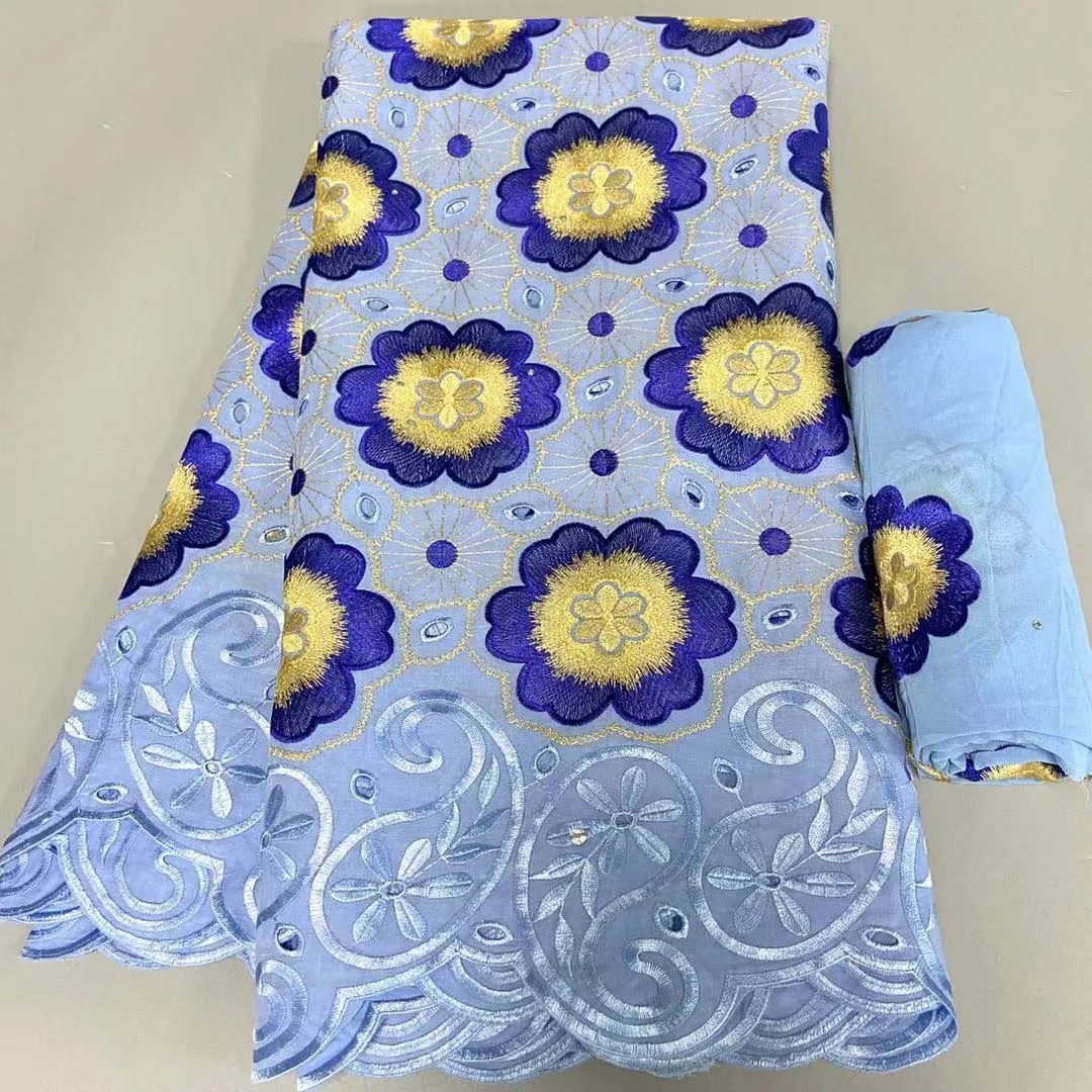 Original swiss voile lace in switzerland gold nigerian lace fabrics polish lace atiku fabric for men high quality5yard/set