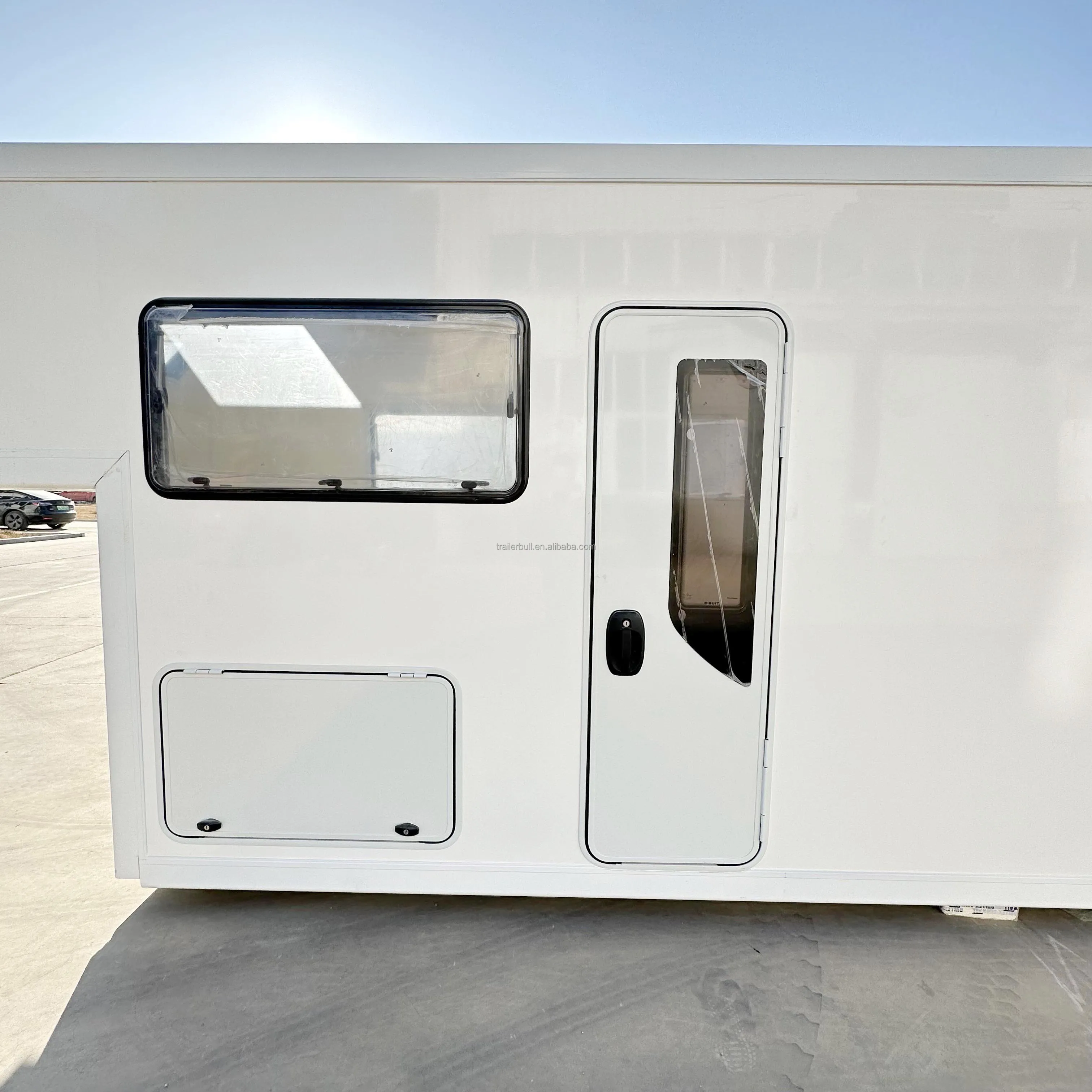 EVD8D -1810x600 Deluxe EuroVision Insulation Motorhome Door with Aluminum Frame DIY Spare Parts Recreational Vehicle RV Trailer