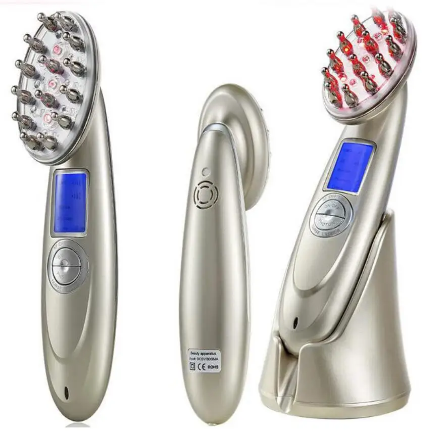 USB Charging Hair Growth Massage Laser Comb Red Light Therapy Anti Hair Loss Massager
