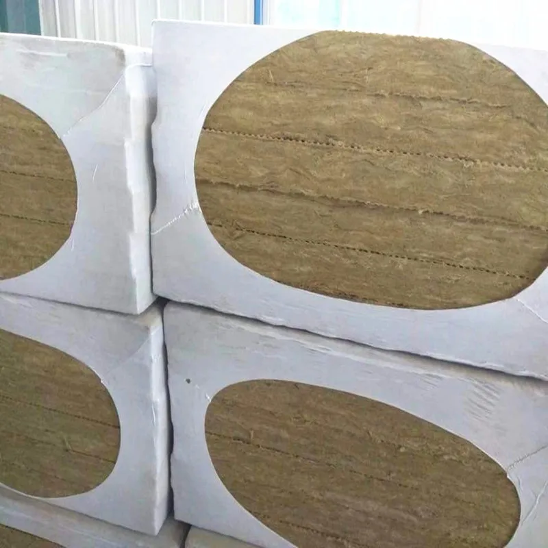 ISOKING insulating house facade with rock wool slab with one side alum.foil decorative wall panel