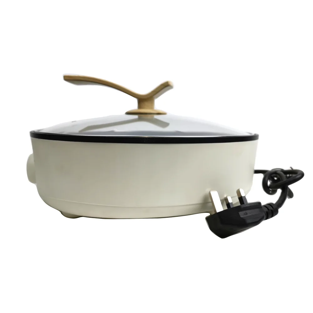 Top Quality Guarantee Electric Crepe Maker Round Stainless Steel Double Baking Grill Tool Pizza Pan