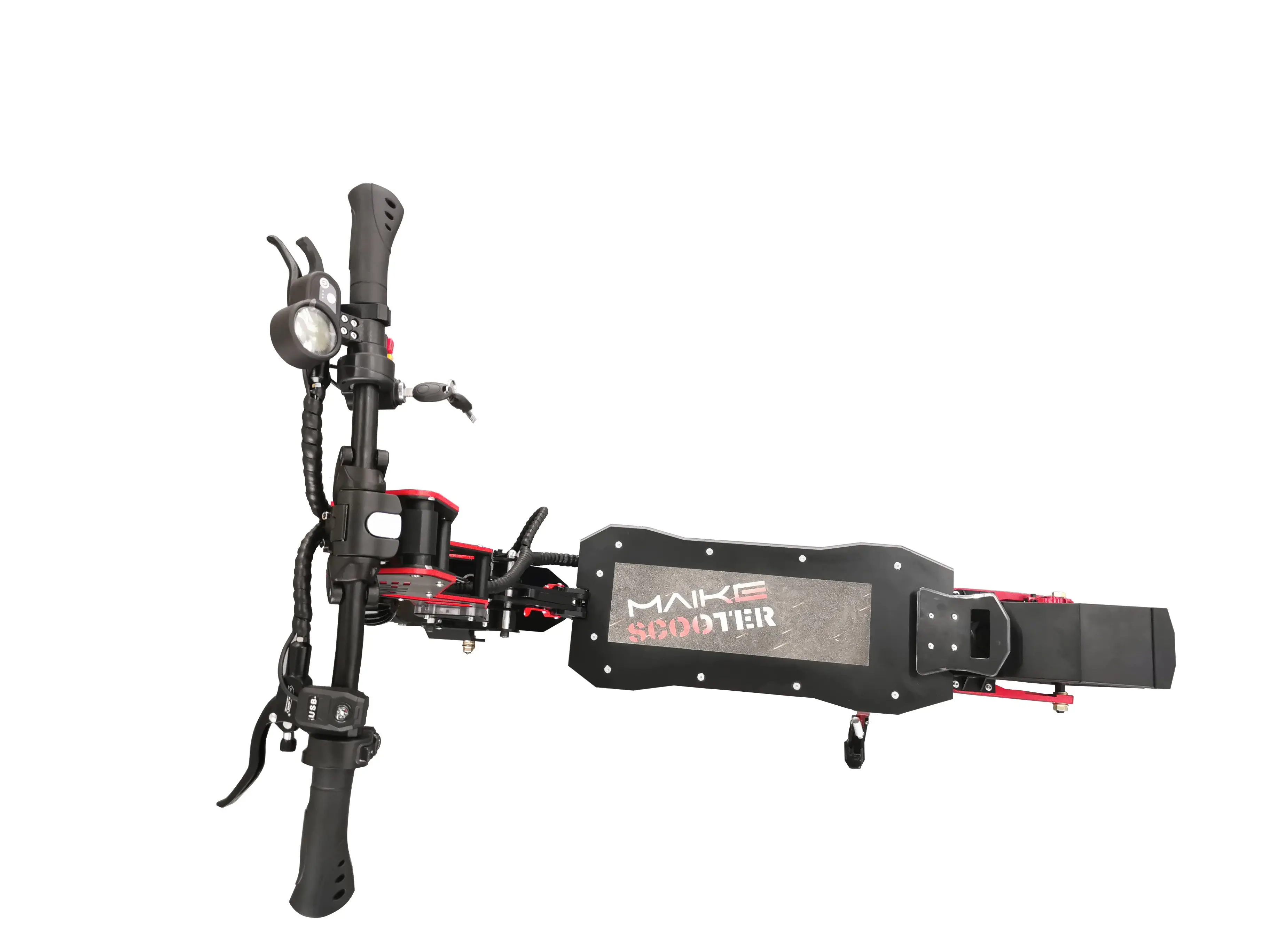 Maike  MKS 50ah eu warehouse scooter  fast dual motor 13 inch big wheel offroad electric e-scooter 8000w for adult wholesale