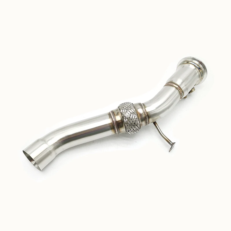 Stainless Steel Exhaust Downpipe for BMW E90 E60 330D 325D 530D M57 N2 DPFf OFF