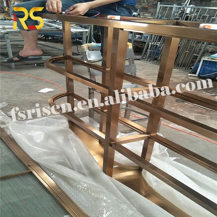 Commercial stainless steel wine display sand luxury wall large whiskey storage display racks wine cabinet