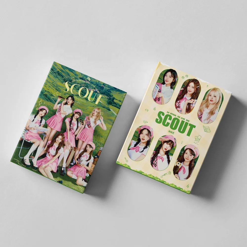 YUWEI 55pcs/box Kpop Photo Card SCOUT Lomo Rei Gaeul Wonyoung Yujin Leeseo Liz Photocard for KPOP