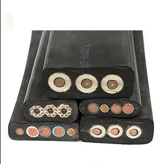 14awg~1awg Pvc rubber Insulation 3/4 Core 1.5mm2~95mm2 Flat Submersible Irrigation Pump cable  electric Wire