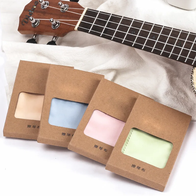 Musical instrument wiping cloth fine fiber cleaning cloth ukulele guitar violin instrument universal wiping cloth