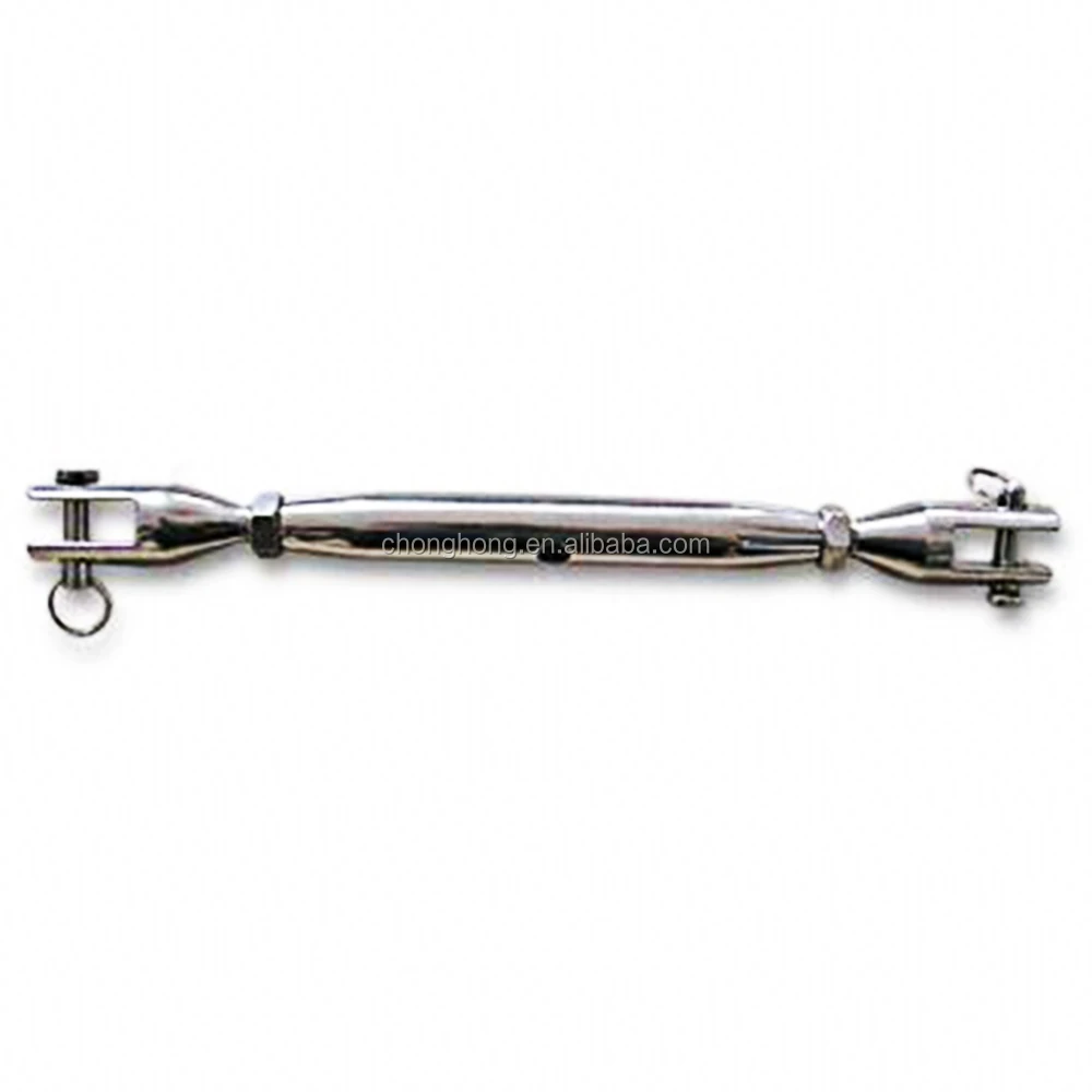 
JIS Standard Stainless Steel AISI304/316 Wire Rope Turnbuckle High Polished Surface Close Body Turnbuckle with Jaw and Jaw 