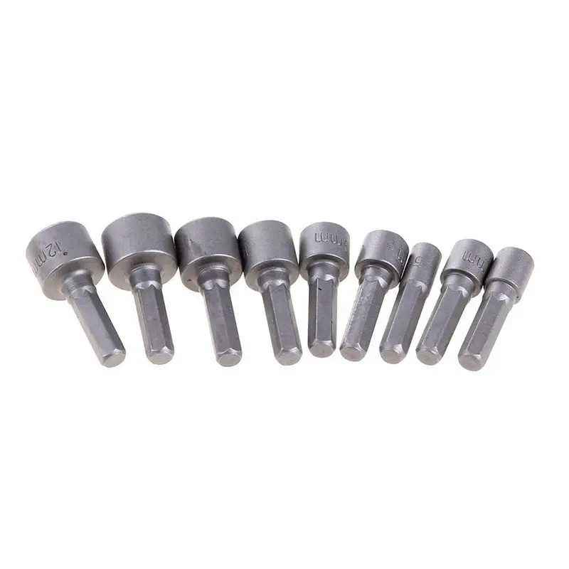 1pc/5pc/6pc/8pc/9pc/14pc  Sleeve Nozzles Nut Driver Set Drill Bit Adapter Electric Screwdriver Socket Hexagon Socket
