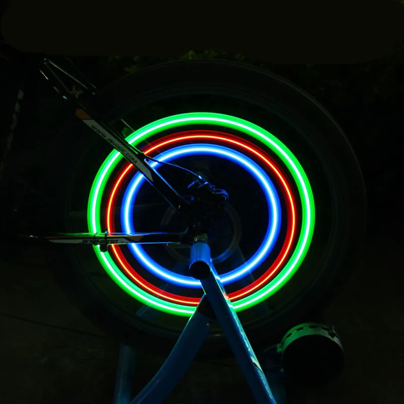 Waterproof Cycling Spoke Bike Lighting Safety Warning Bicycle Lights Bicycle Accessories 2M 20 LED Bicycle Wheel Light