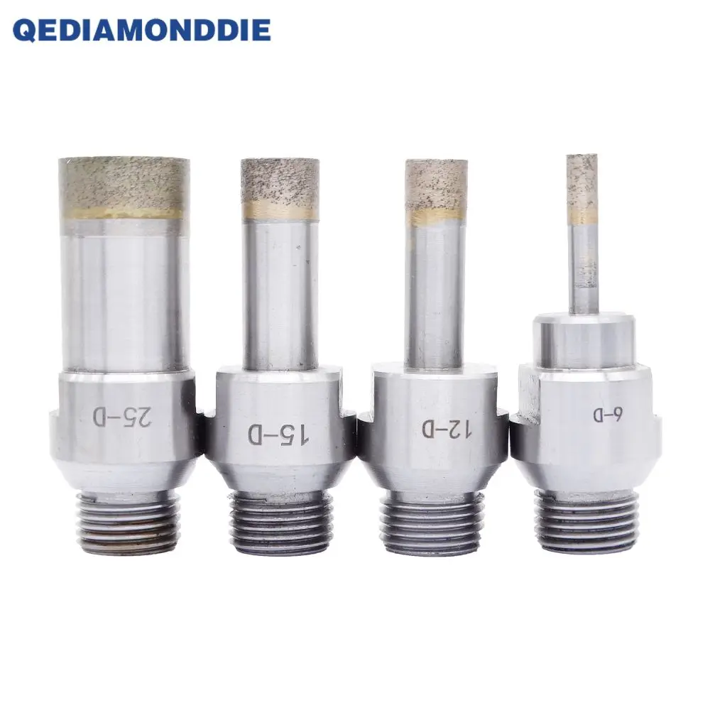 High Quality Diamond Drill Bit Thread Shank Diamond Glass Drill Bit Hole Saw Core Drill Bit For Glass Ceramic Tile Stone