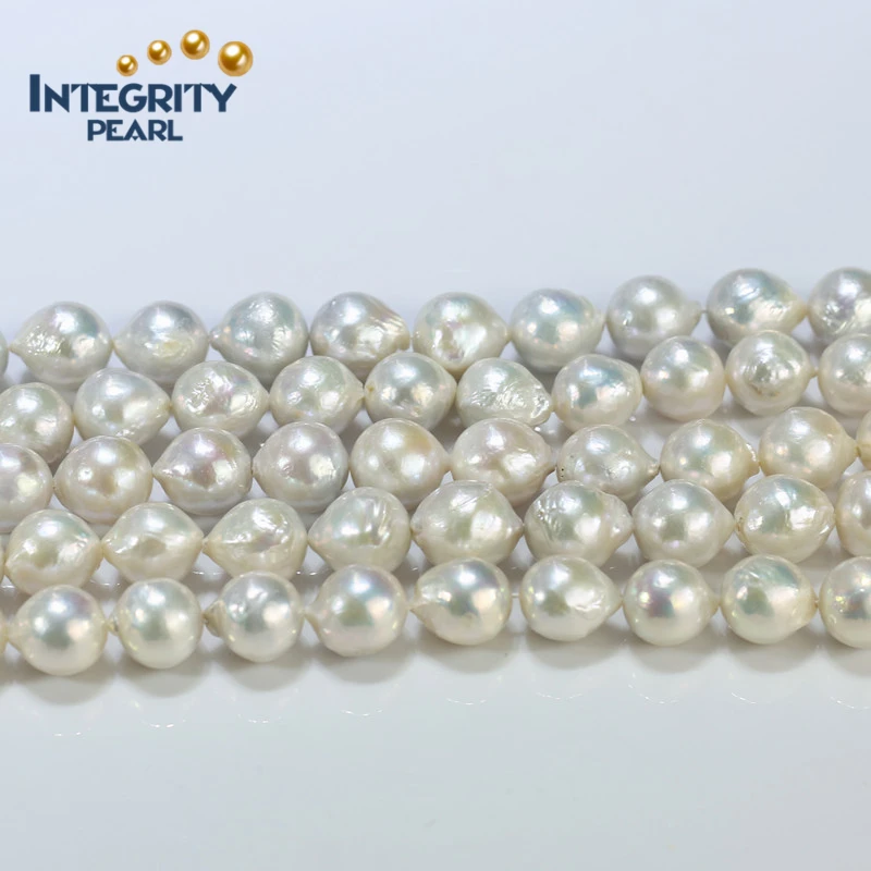 13-14mm AA+ grade Natural Freshwater Irregular Pearl Beads For Jewelry Making
