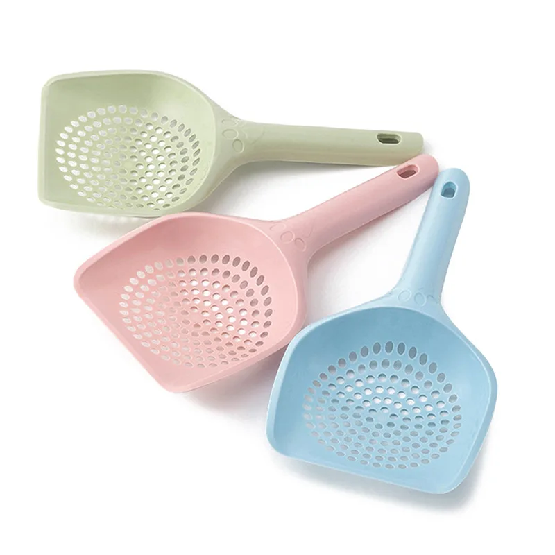 Choice Fun Three-Color Hole Shovel for Cats and Small Animals Plastic Pet Cleaning & Bathing Supplies for Cats and Dogs