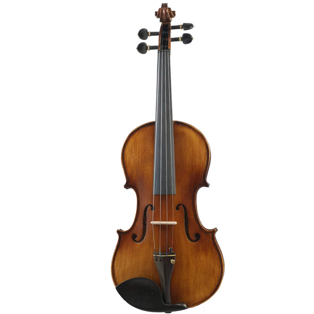Высокое качество античный коричневый ручной работы для продвинутых учеников пламенная скрипка 4/4-1/8( VHF304E)