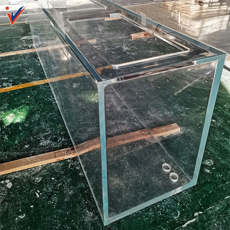 Aquarium Supplier Center OverflowTwo layers Clear Acrylic Aquarium Fish Tanks