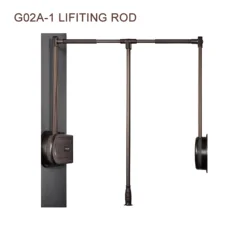 Jayna Pull down wardrobe hardware lift Adjustable Closet Rod