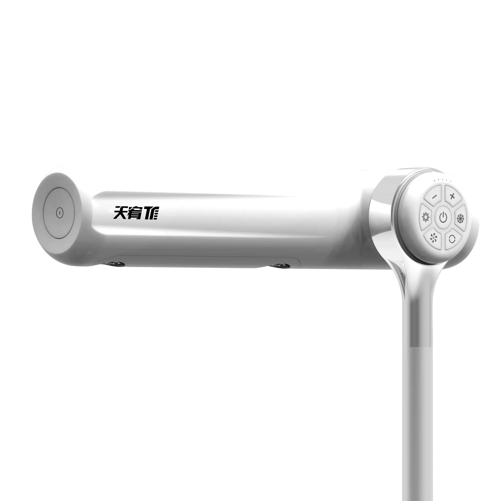 High Quality Cooling Standing Fan  electric fan Adjustable Angle vertical hair dryer fan wireless control Leafless Portable