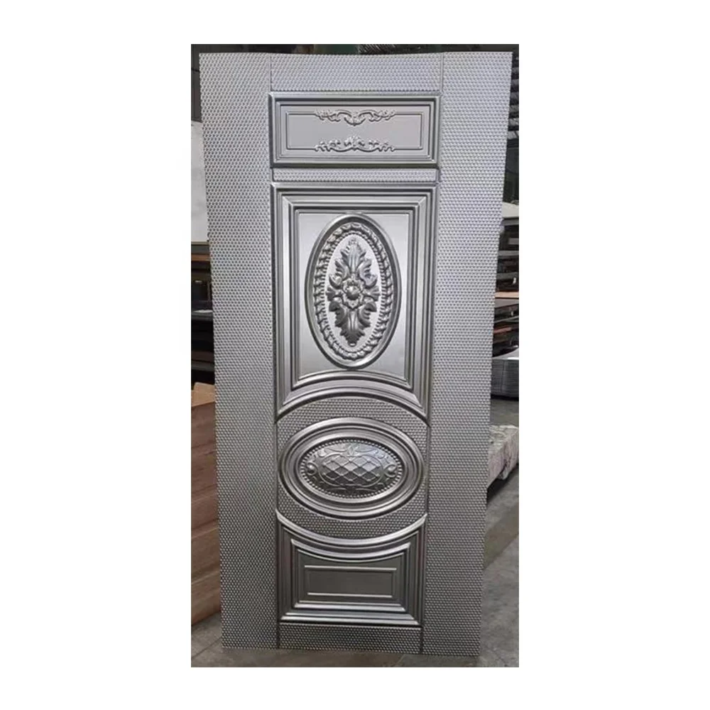PHIPULO New Design Metal Door Steel Door Sheet Metal Iron Door Sheet Skin Stamped  For Gate