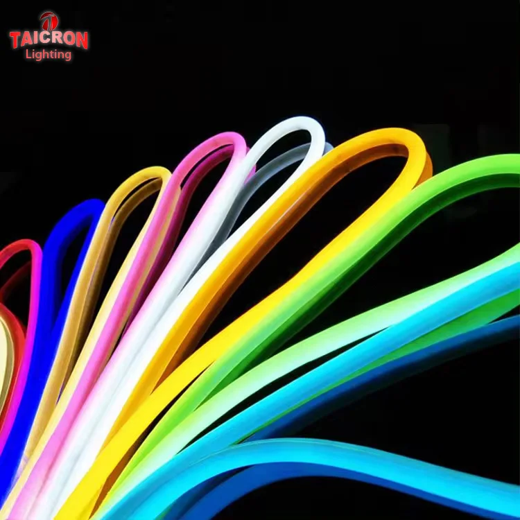 Taicron Lighting Factory Wholesale Neon Light 5 Meter Roll Neon Flex 12v Signs LED Neon Strip Light