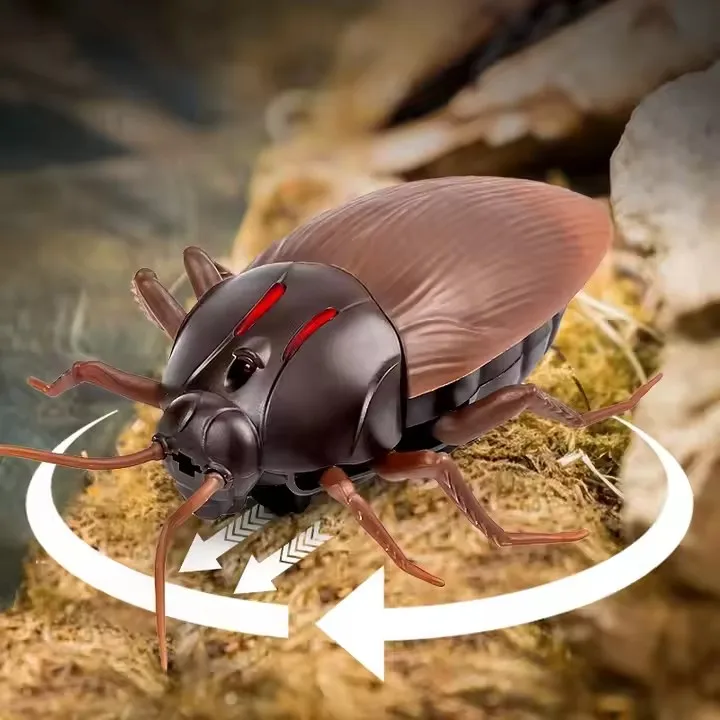 The Popular Insect Cockroach Model Rc Infrared Remote Control Halloween Spoofing Novelty Educational Toy For Children