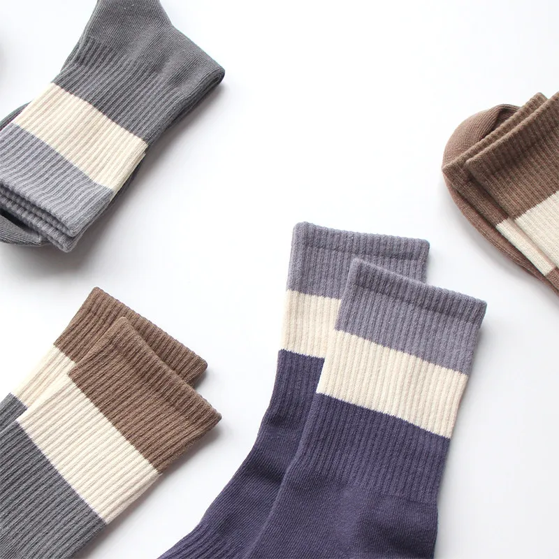 Высококачественные модные носки для мужчин, модный Забавный коричневый поставщик, оптовая продажа оптом, фирменный бренд oem с логотипом, индивидуальный ярлык