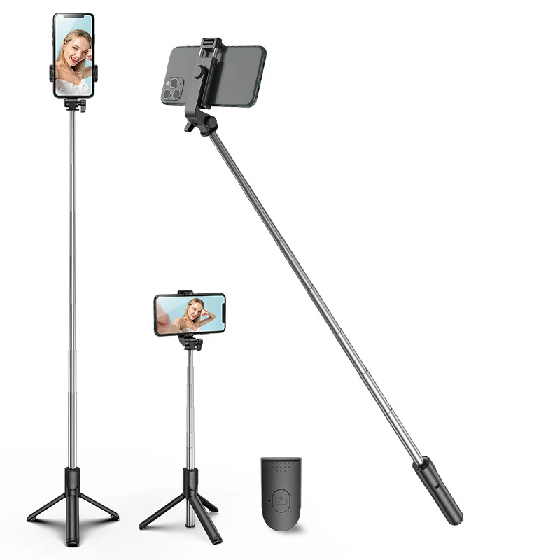 Extendable Selfie Stick Tripod with Wireless Remote and Tripod Stand Selfie Stick