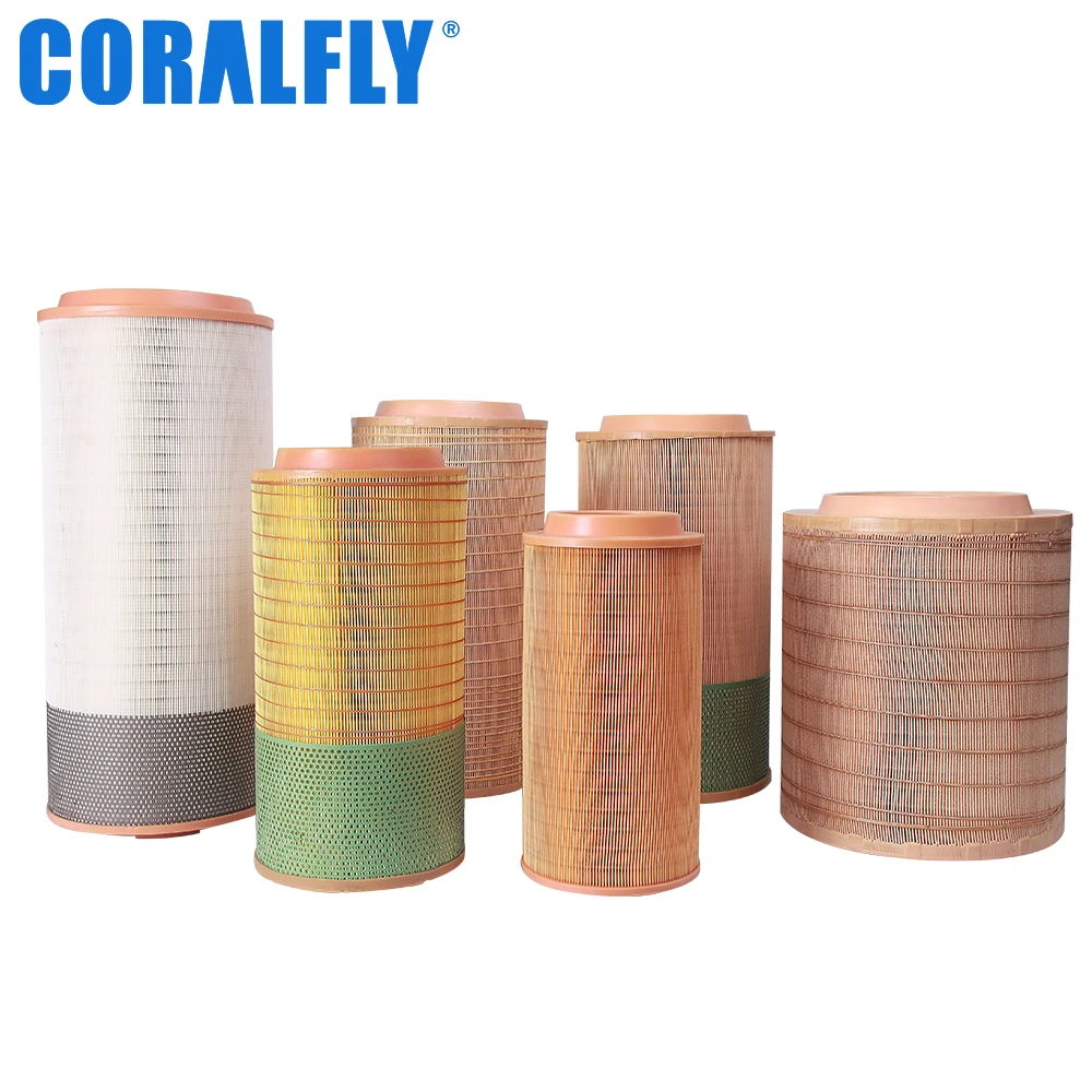 CORALFLY OEM/ODM оптовые продажи запчасти для фильтра двигателя экскаватора воздушный фильтр PA2521 P181028 AF979M 3I0782 3I0911 Caterpillar
