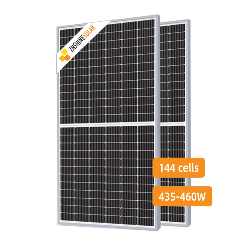 Znshine Solar Panel 450w 445w 460w 25 Years Output Guarantee Photovoltaic Panels Factory Price Panel Solar