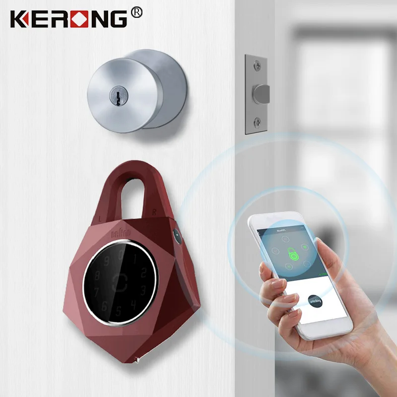 Aluminum Alloy smart key lock security box storage wall mounted key box