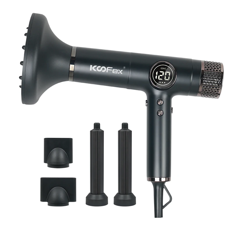 Koofex High Speed 110000Rpm Bldc High Power 2200W Quick Drying Hair Negative Ions Hair Blow Dryer