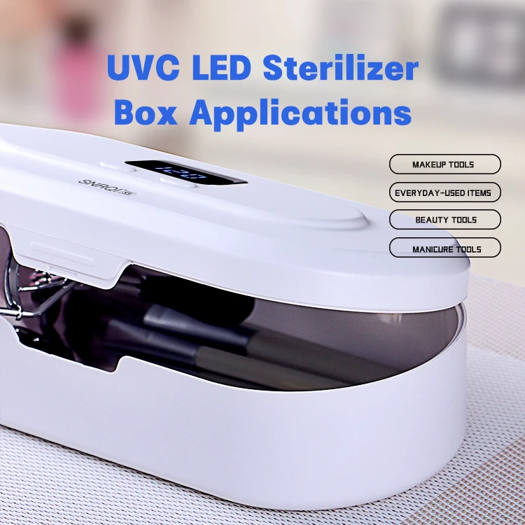 Wholesale portable uv sterilizers for salon nails beauty tools 8 uv light LED beads
