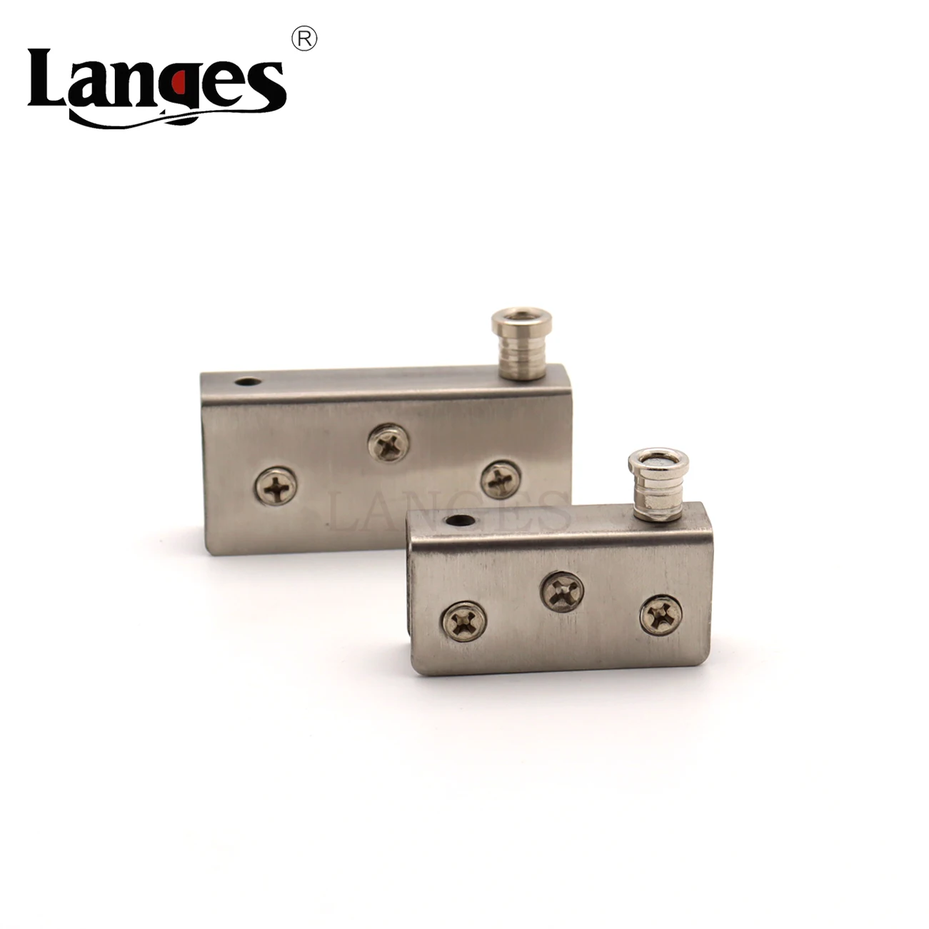 kitchen Stainless steel small size cabinet glass door pivot hinges for furniture Closest Display Cupboard