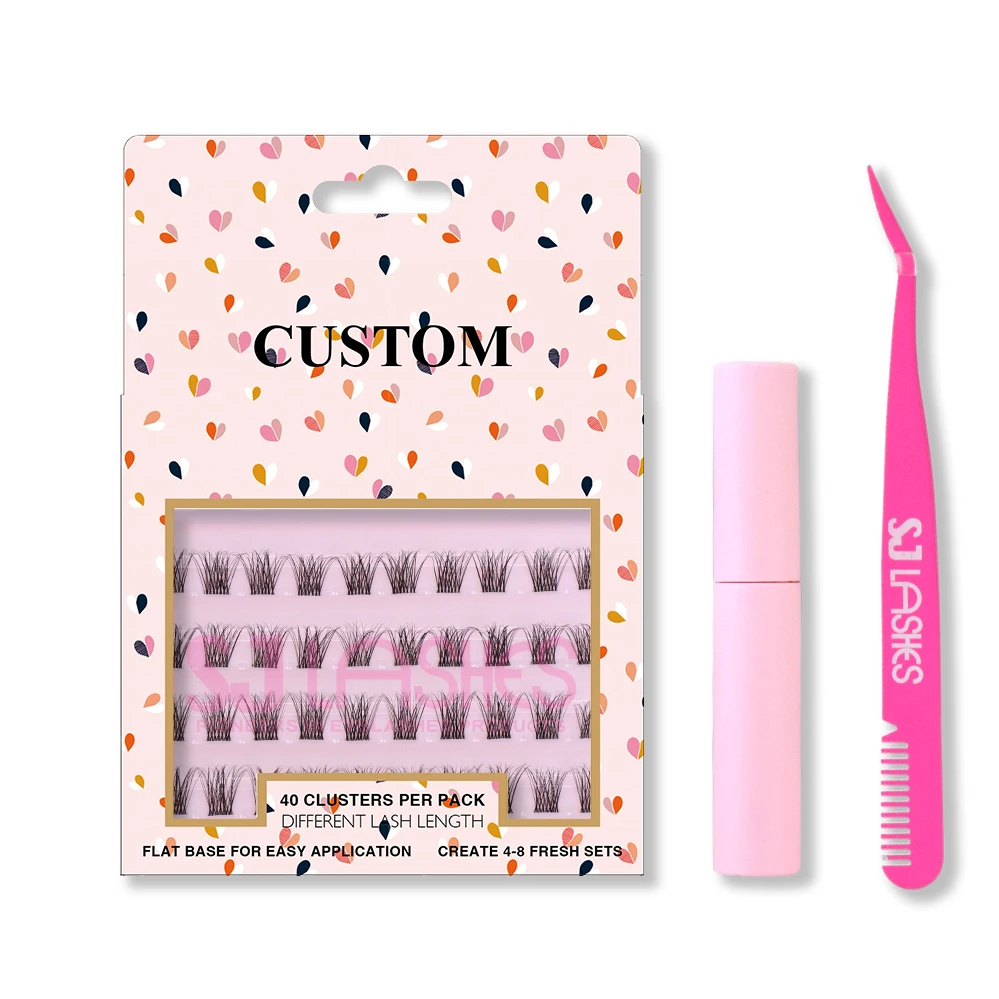 Pre Fan Eyelashes Wholesale Individual Flare Eyelashes Extension Cluster Lashes