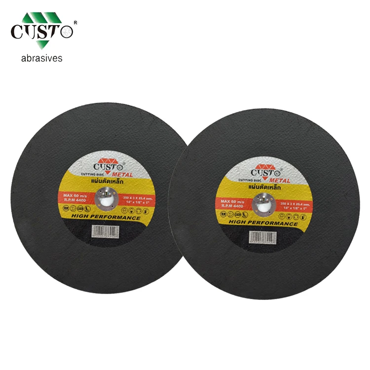 CUSTO Free Sample Japanese Quality Inox Cutting Discs Working with Metal