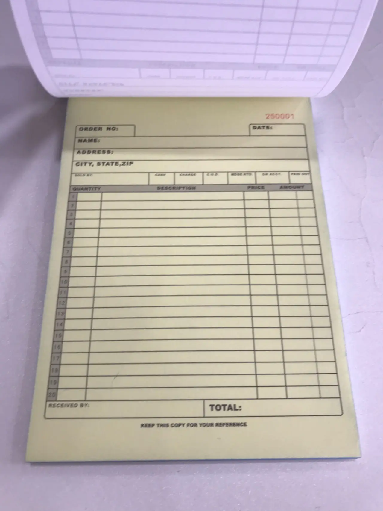 2024 Sales Book business forms Sales Order Book Job Work Order Book