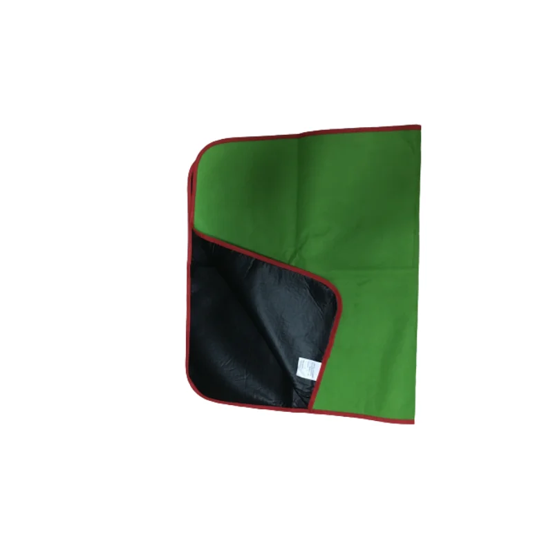 
100% Polyester China Manufacturer Wholesale Custom Logo Waterproof Two Color Edge Covering Travel Promotional Fleece Blanket 