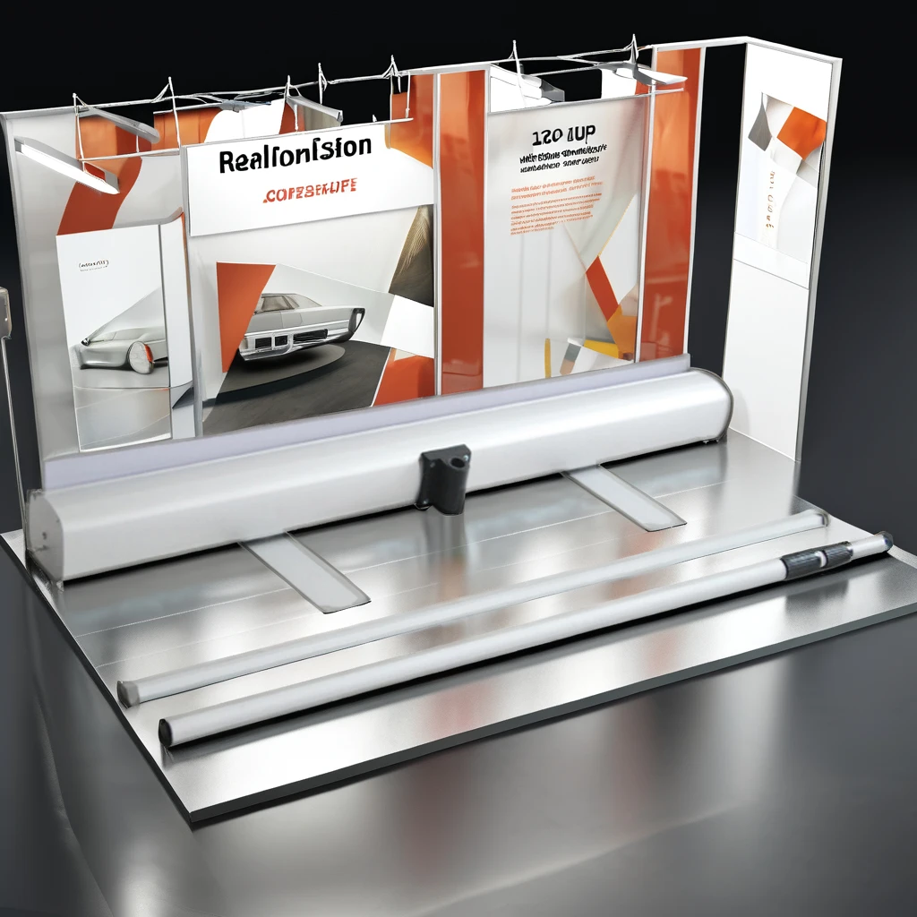 Hot Sale High Quality Fabric Roll up Display and Plastic Flex Banner Stand for Advertising