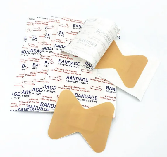 76x45mm large butterfly shaped wound band elastic waterproof breathable PE bandage