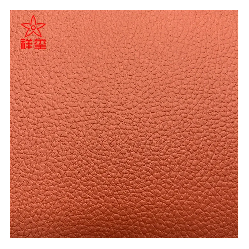 Car seat Leather high quality factory price PVC PU Leather With knitted backing
