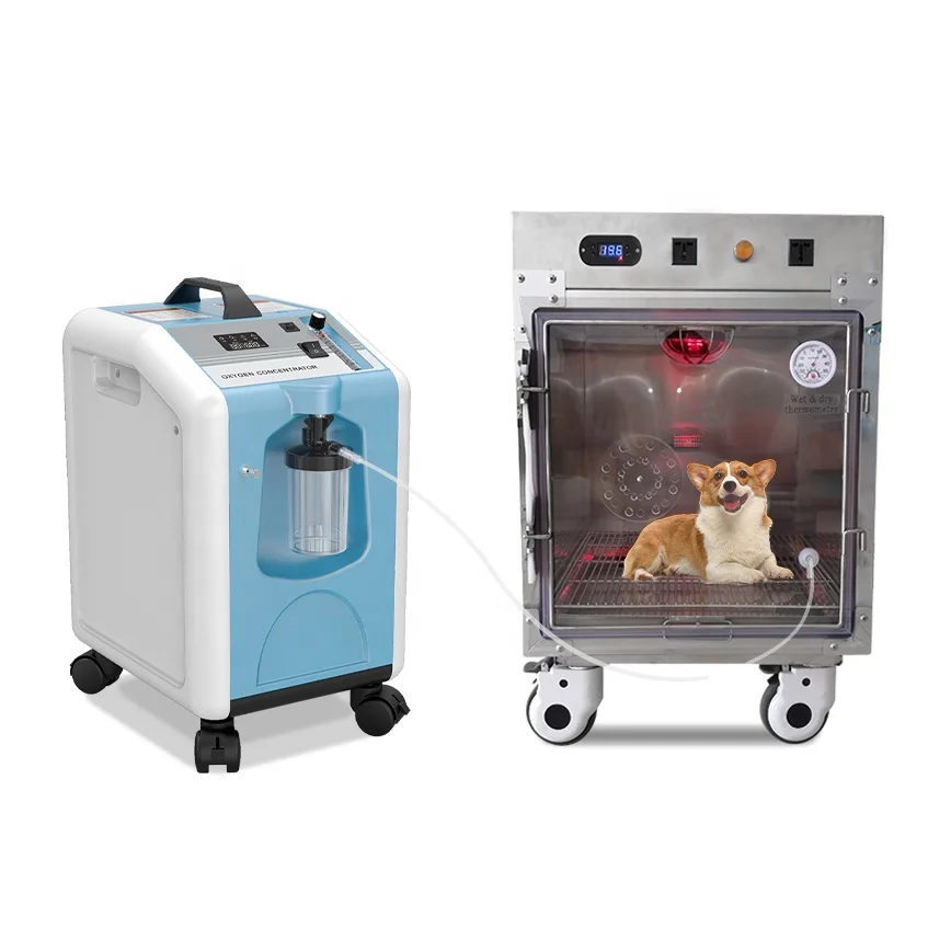 MICITECH medical veterinary instrument pet cat dog equipment oxygen cage hyperbaric oxygen chamber for medical treatment