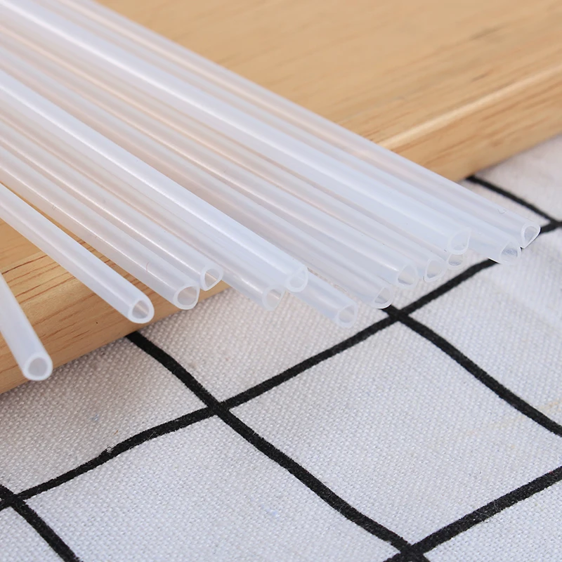 
PE Pump head straw emulsion pump pipette plastic PE transparent tube Daily cosmetic spray pump straws plastic pipe 