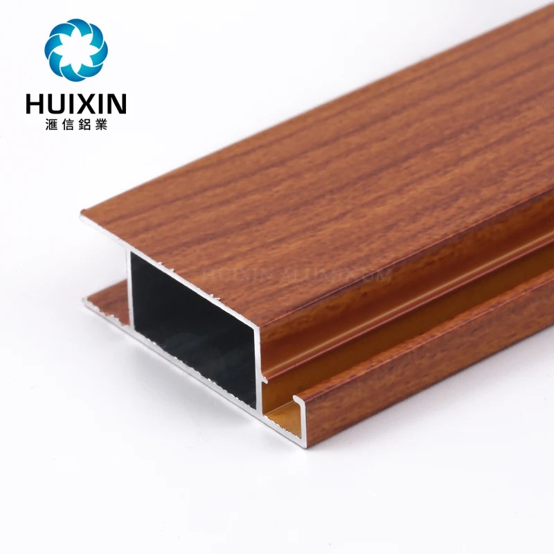 Tanzania Series Window Aluminium Extrusion with Wood Color