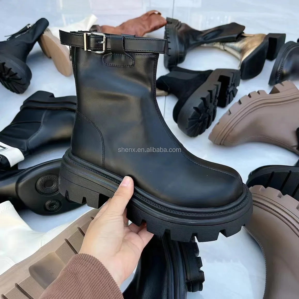 2023 Fall Winter Ankle Boots For Women New Styles Shoes Fashion Boots Botas De Mujer