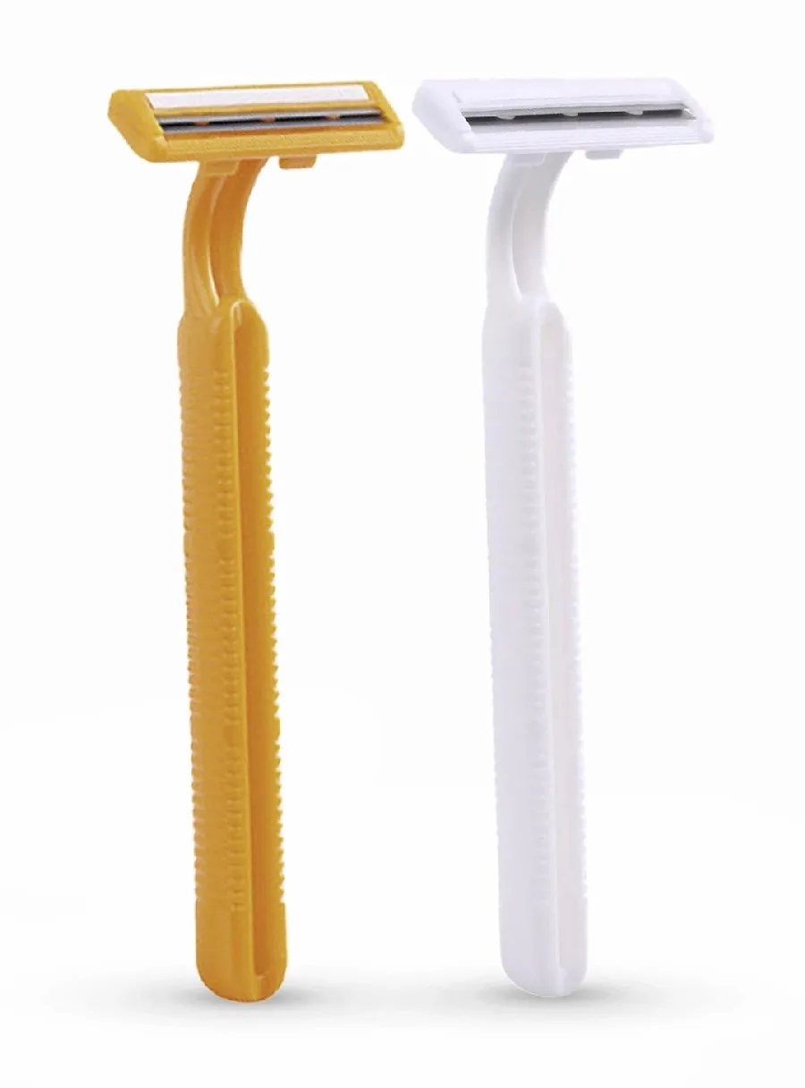 New Arrival Factory Directly Supply High Quality Stainless Steel 2 Blades Click Twins Jasmine Shaving Razor for Women Face