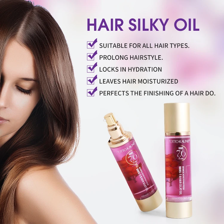 Custom hair care products organic castor oil private label natural avocado heat protect jojoba hair oil smoothing hair