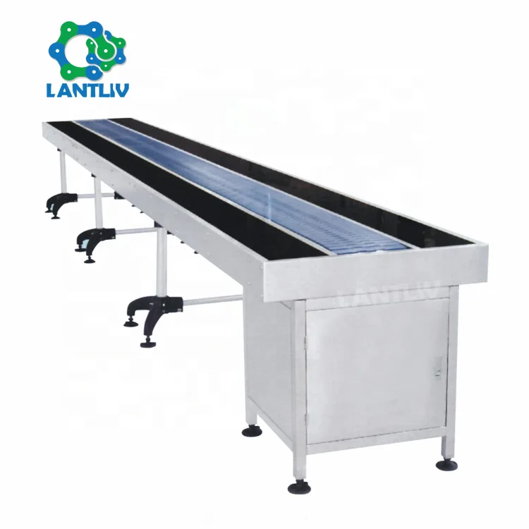 GMP Standard Stainless Steel Conveyor With Semi-automatic Production Line Delivery Products Cosmetics Production Line Conveyor