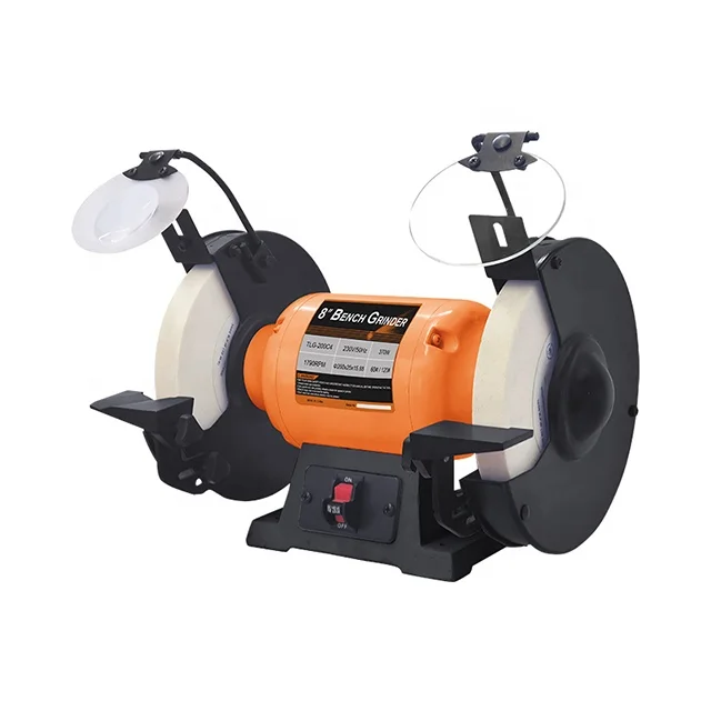 Allwin DIY 8inch workbench grinder with work light bench grinder 120V